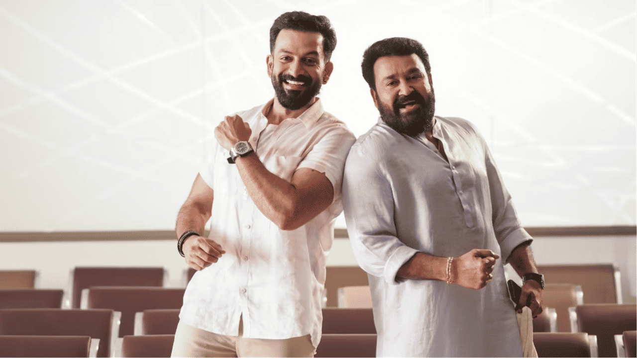 Mohanlal opens up about his experience working with Prithviraj Sukumaran.