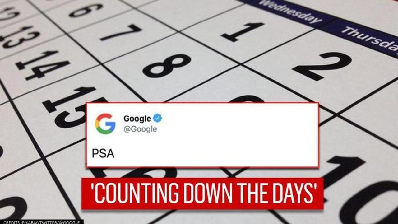 Google’s PSA tweet