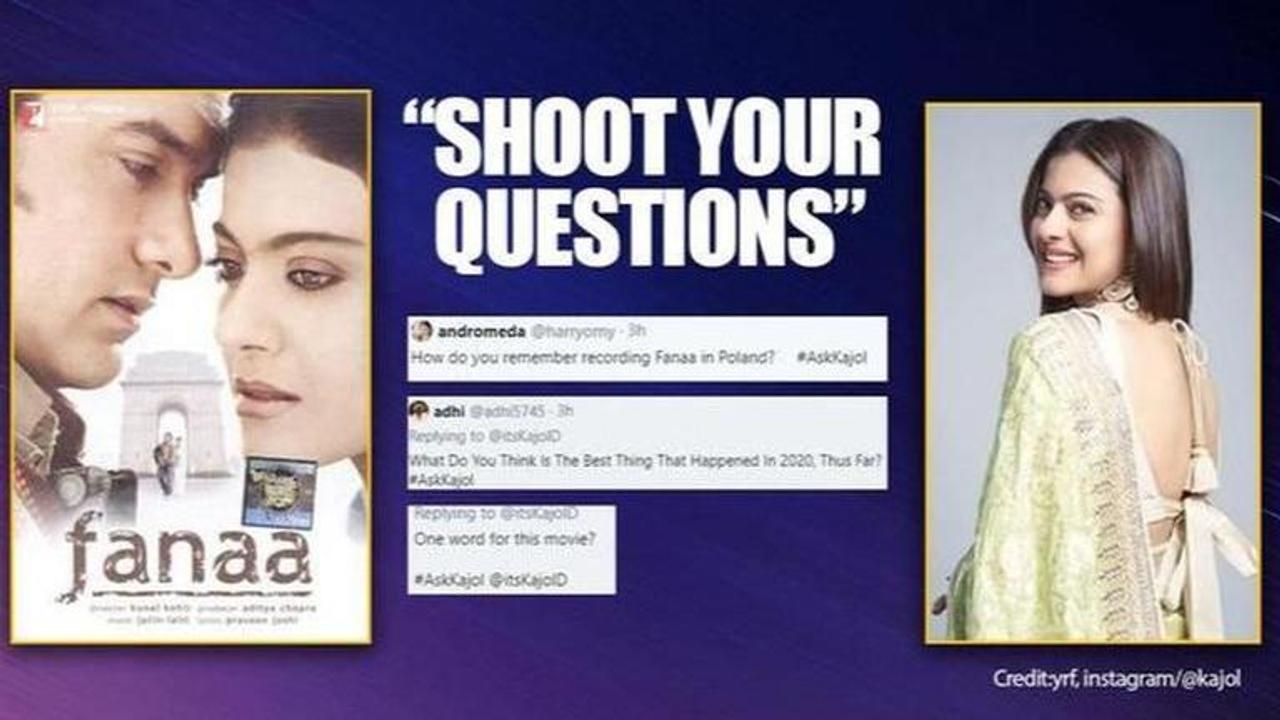 #AskKajol: Actor has interesting take on lockdown & 2020, describes DDLJ, Fanaa in 2 words