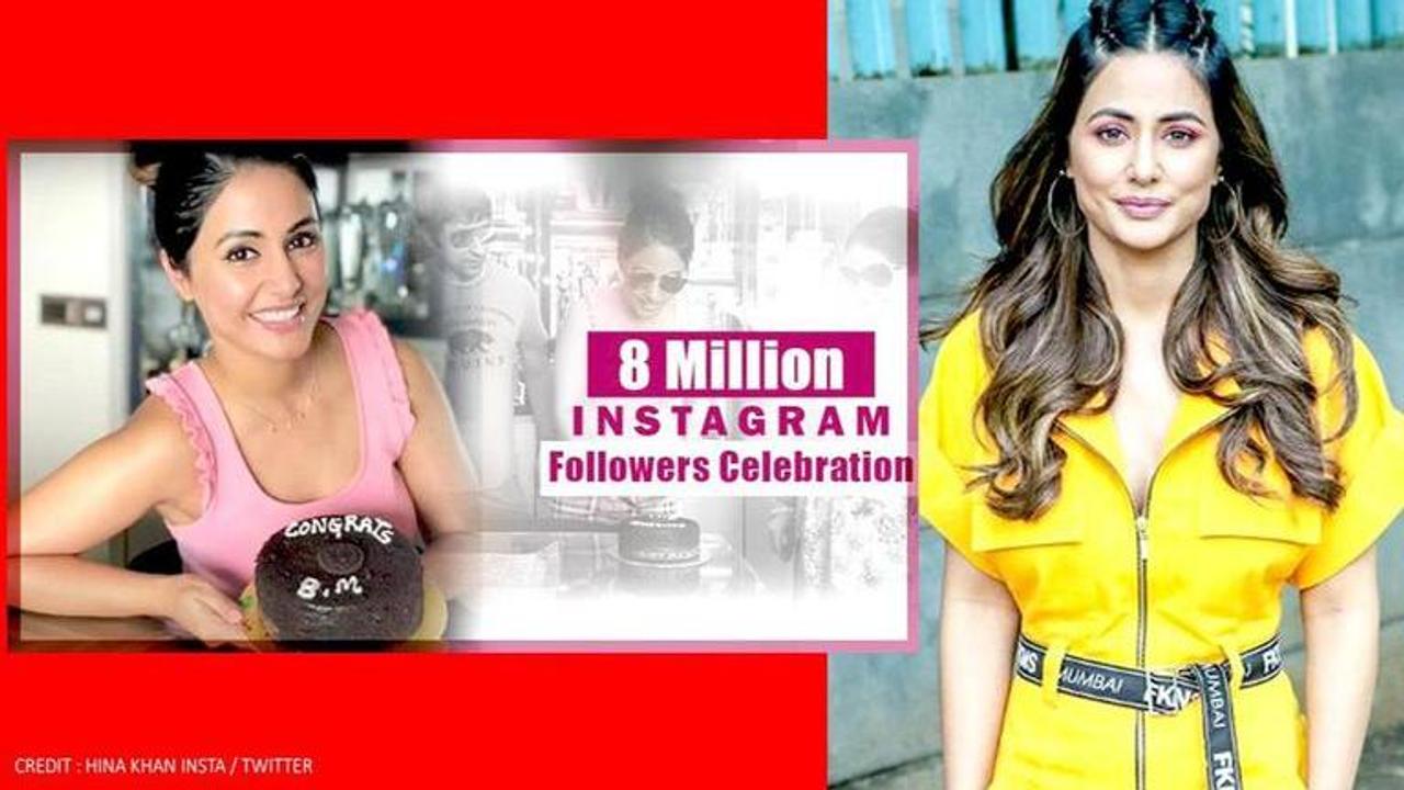 Hina Khan shares 8 million followers celebratory video on her YouTube channel