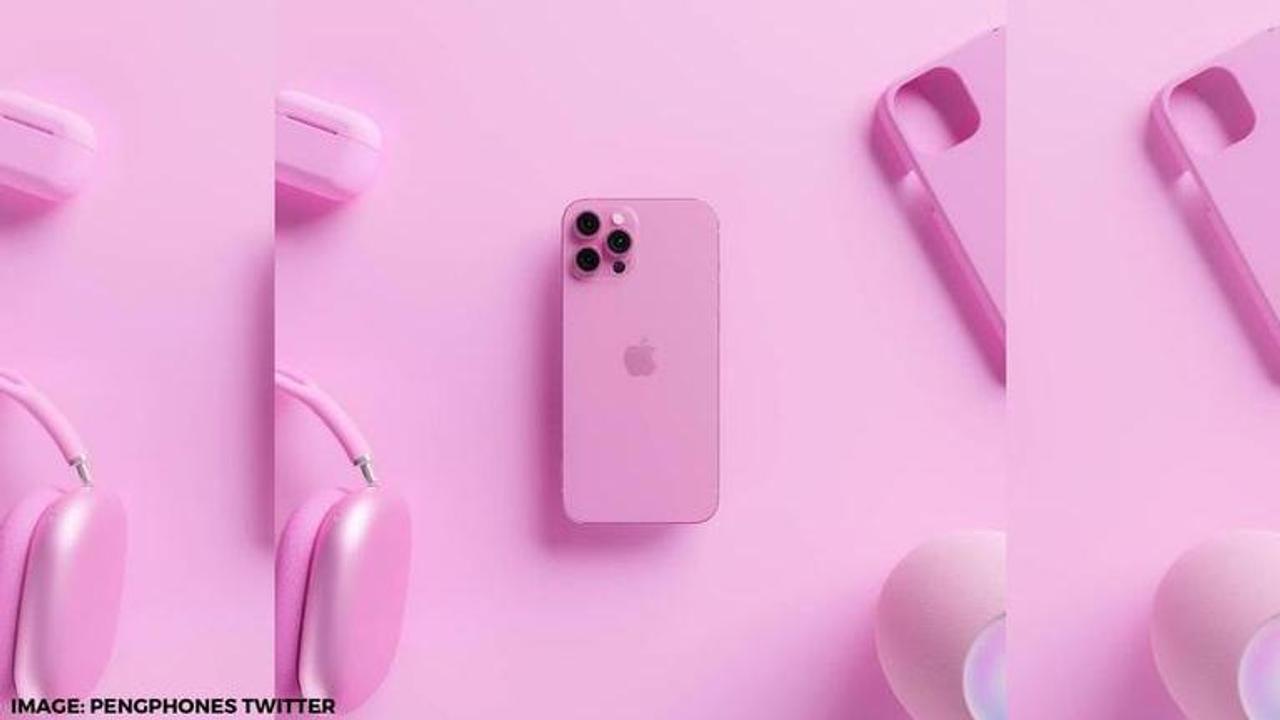 pink iphone 13