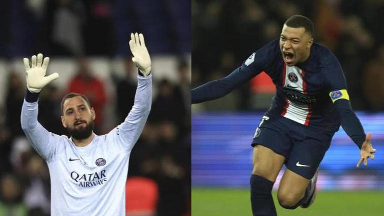 Kylian Mbappe, Gianluigi Donnarumma, PSG