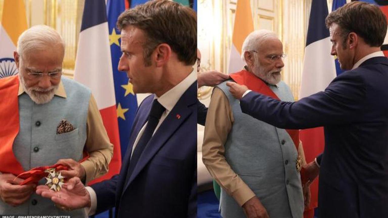 Legion of Honour PM Modi France Macron