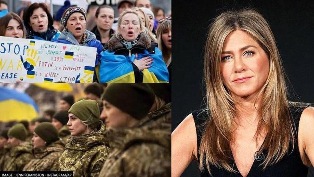 Russia-Ukraine crisis, Rusia-Ukraine war, Jennifer Aniston, Jennifer Aniston supports Ukrainian women