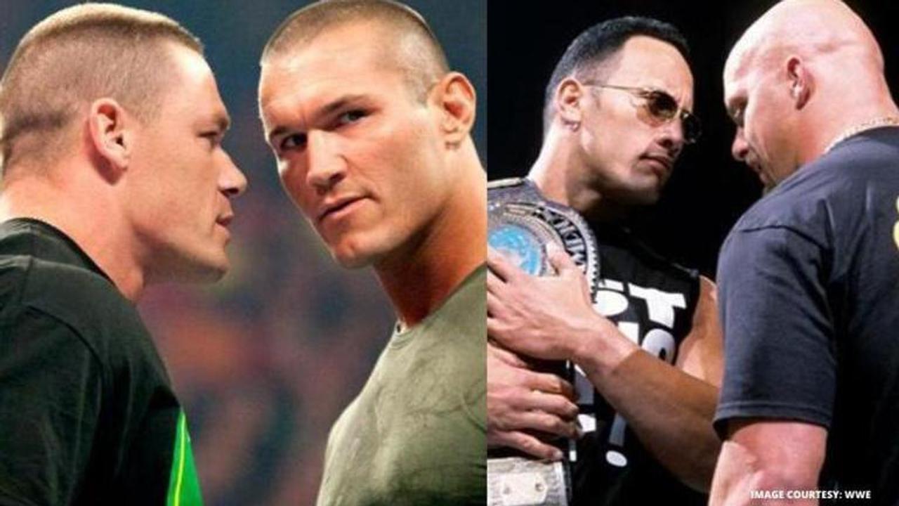 John Cena, Randy Orton, The Rock, Stone Cold