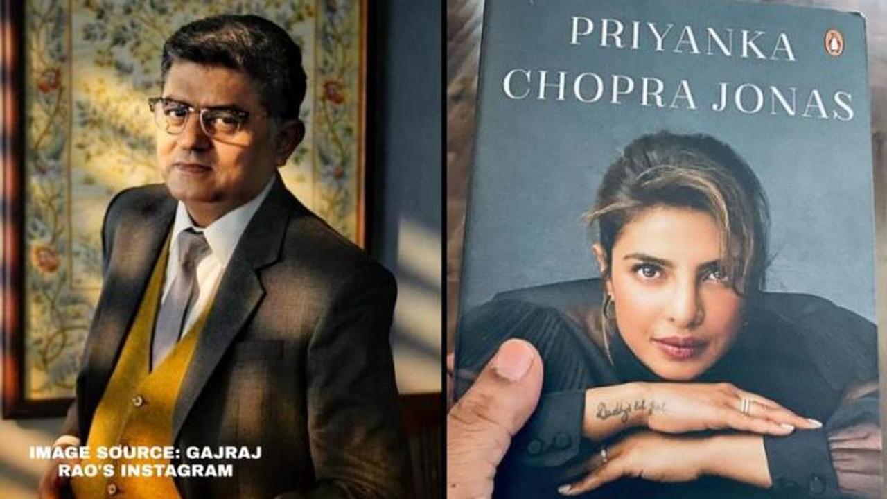 Gajraj Rao, Priyanka Chopra's Unfinished book, Credit: Gajraj Rao's Instagram