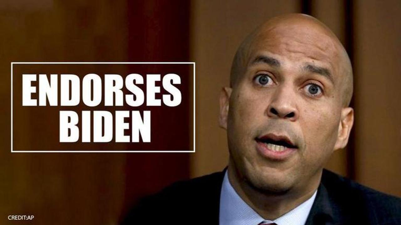 US: Sen. Cory Booker endorses former Vice President Joe Biden