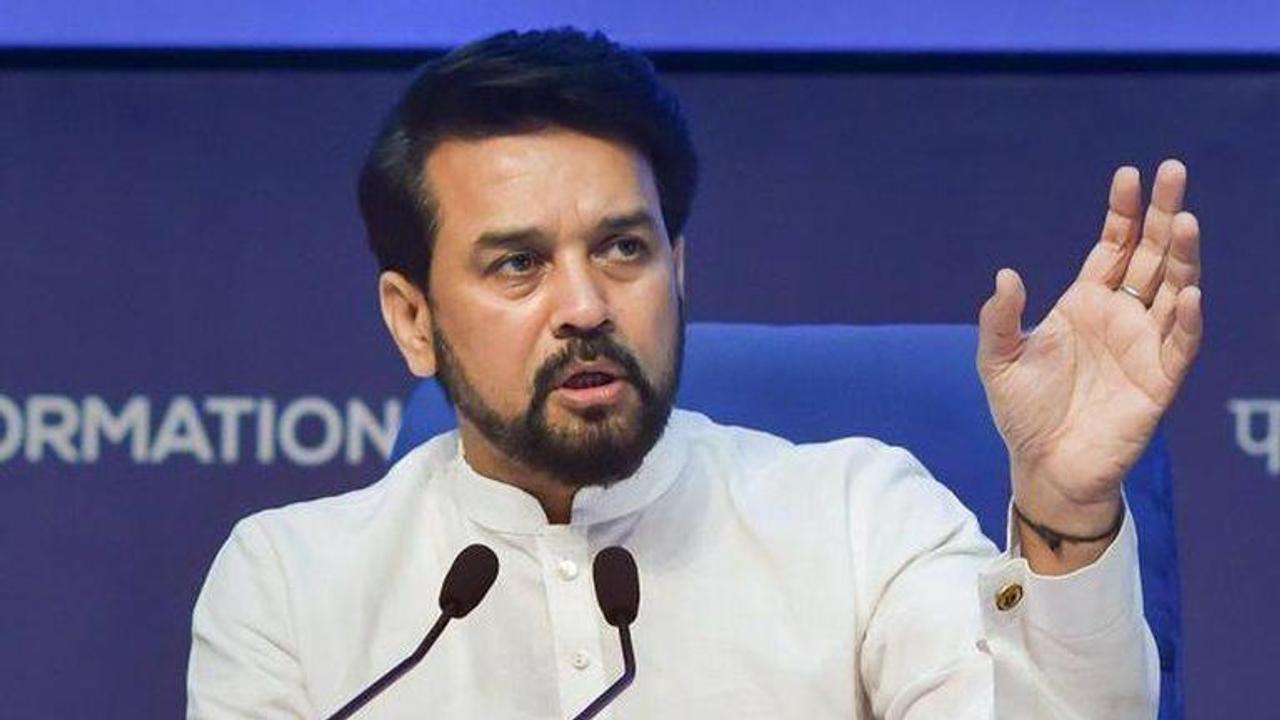 Union Information and Broadcasting Minister Anurag Thakur