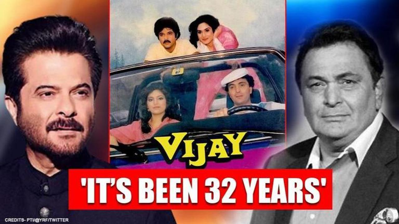 Anil Kapoor looks back at his first photo shoot with 'James' Rishi Kapoor for 'Vijay'