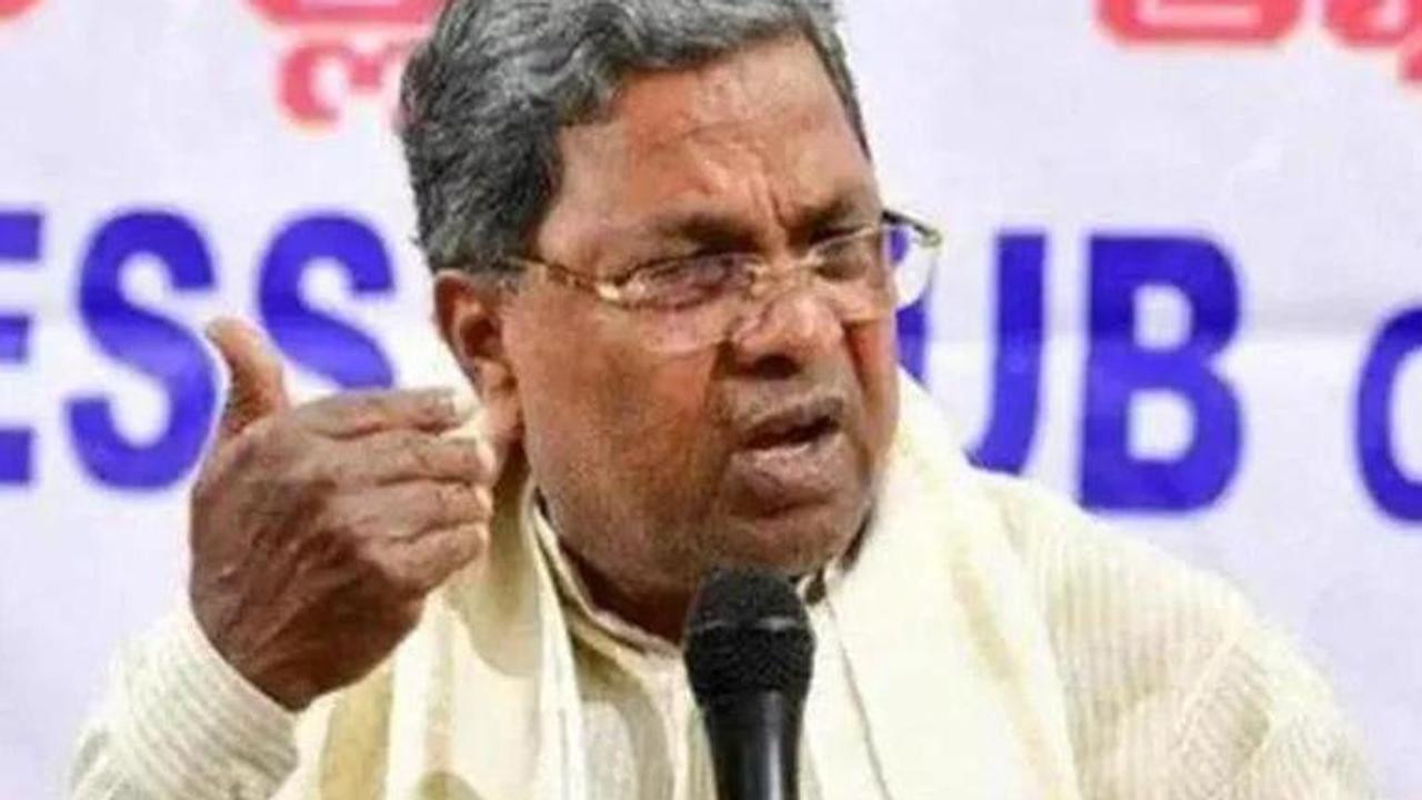 Karnataka CM Siddaramaiah