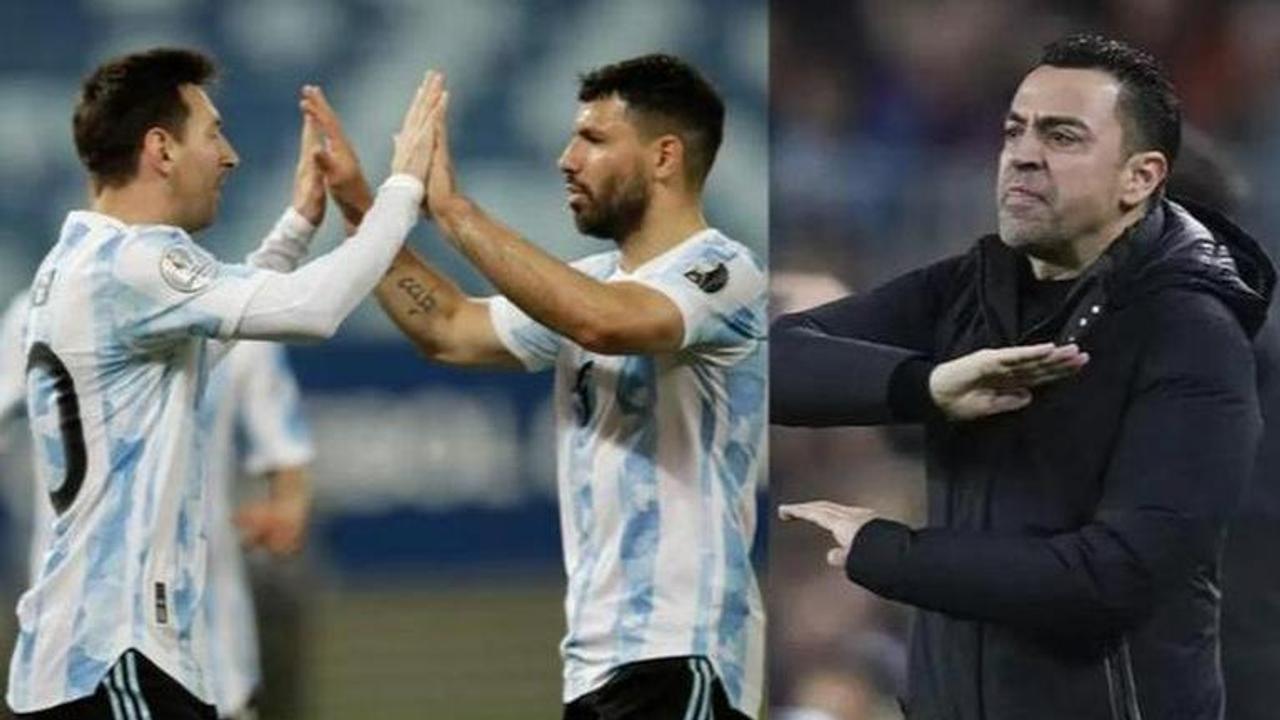 Sergio Aguero, Lionel Messi, Barcelona