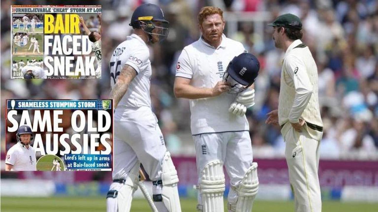 'Spirit of cricket reduced to Ashes': English media has a meltdown after Bairstow's wicket