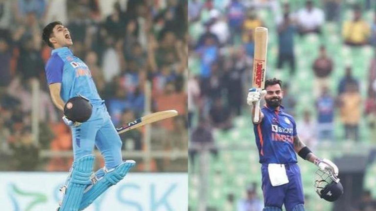 Shubman Gill, Virat Kohli, IND vs WI 2023