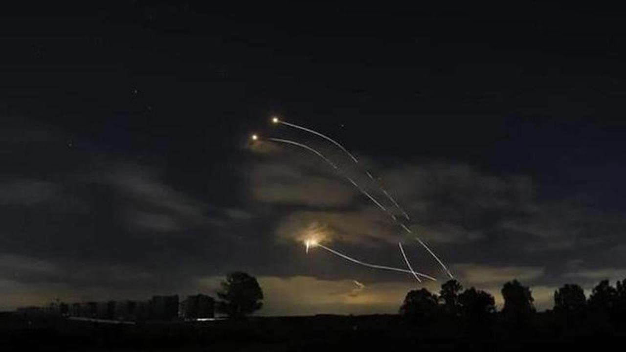 Iron dome defending Israel