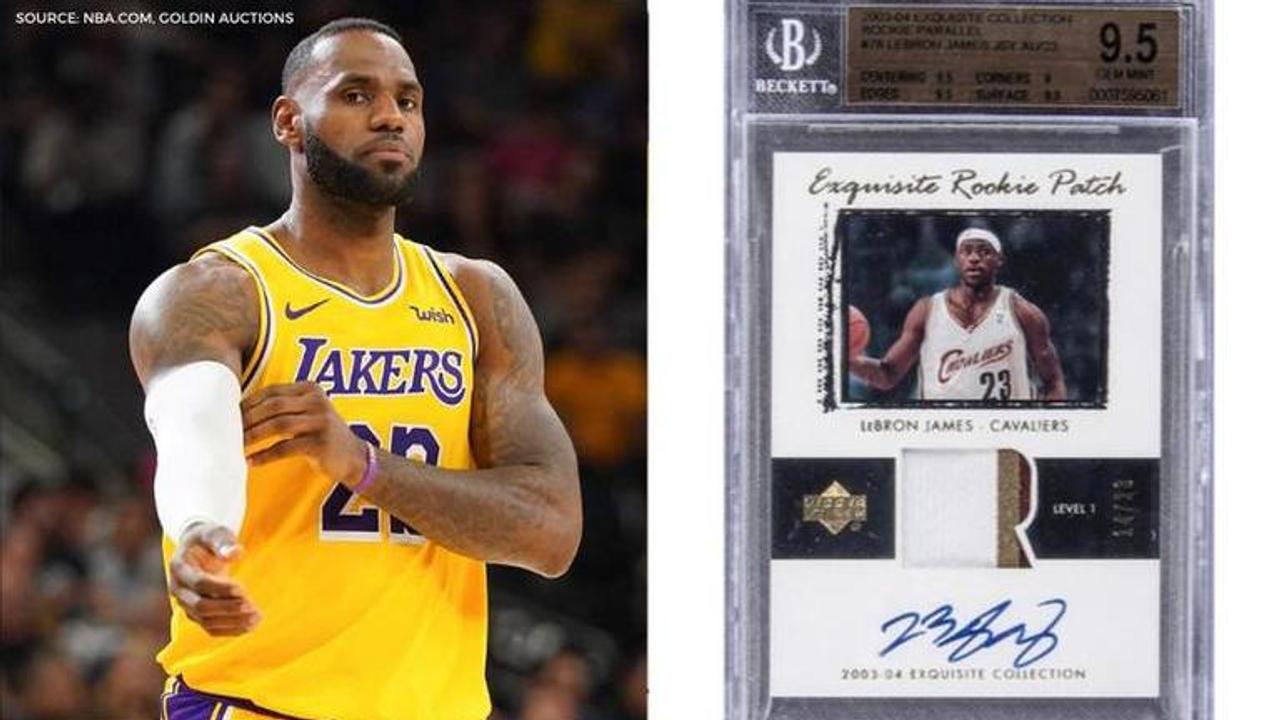 lebron james rookie card