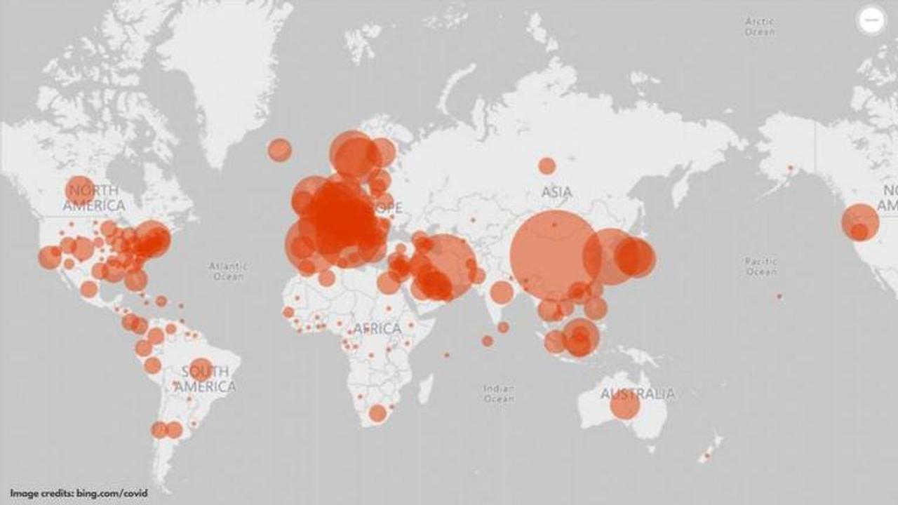 Microsoft coronavirus website