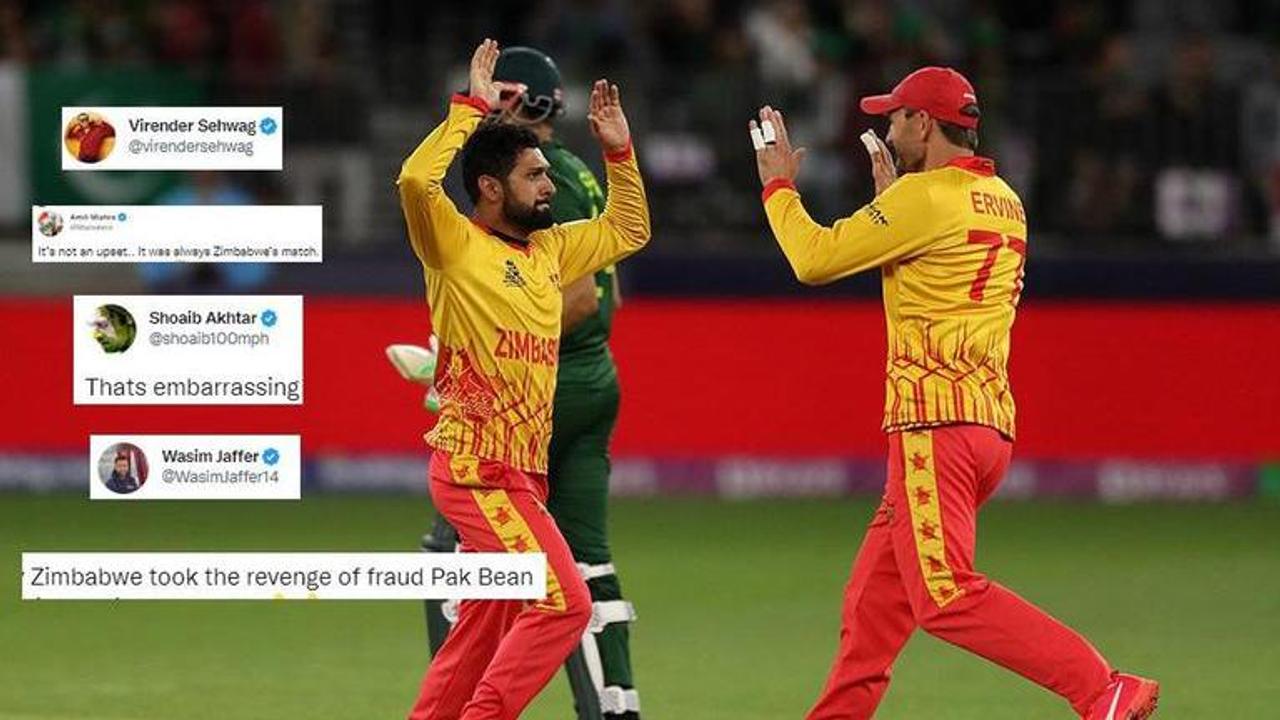 Pakistan, Zimbabwe, Pakistan vs Zimbabwe, T20 World Cup, Pak vs Zim, Zimbabwe stuns Pakistan, Twitter reactions on Pakistan loss