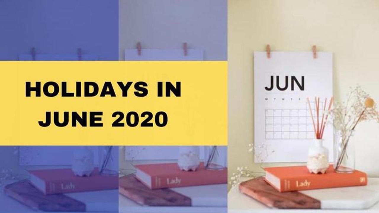 holidays in june 2020