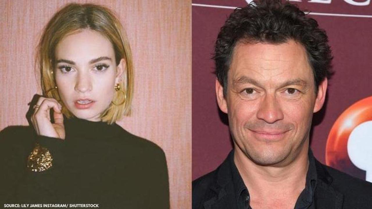 lily james and dominic west