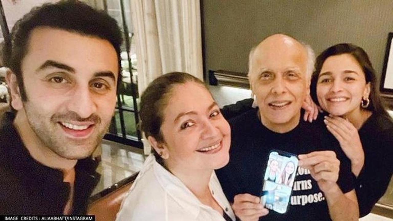 Alia Bhatt, Ranbir Kapoor, Mahesh Bhatt