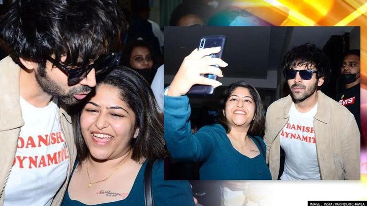 Kartik Aaryan, Dhamaka, Kartik Aaryan's birthday, Kartik Aaryan's fan