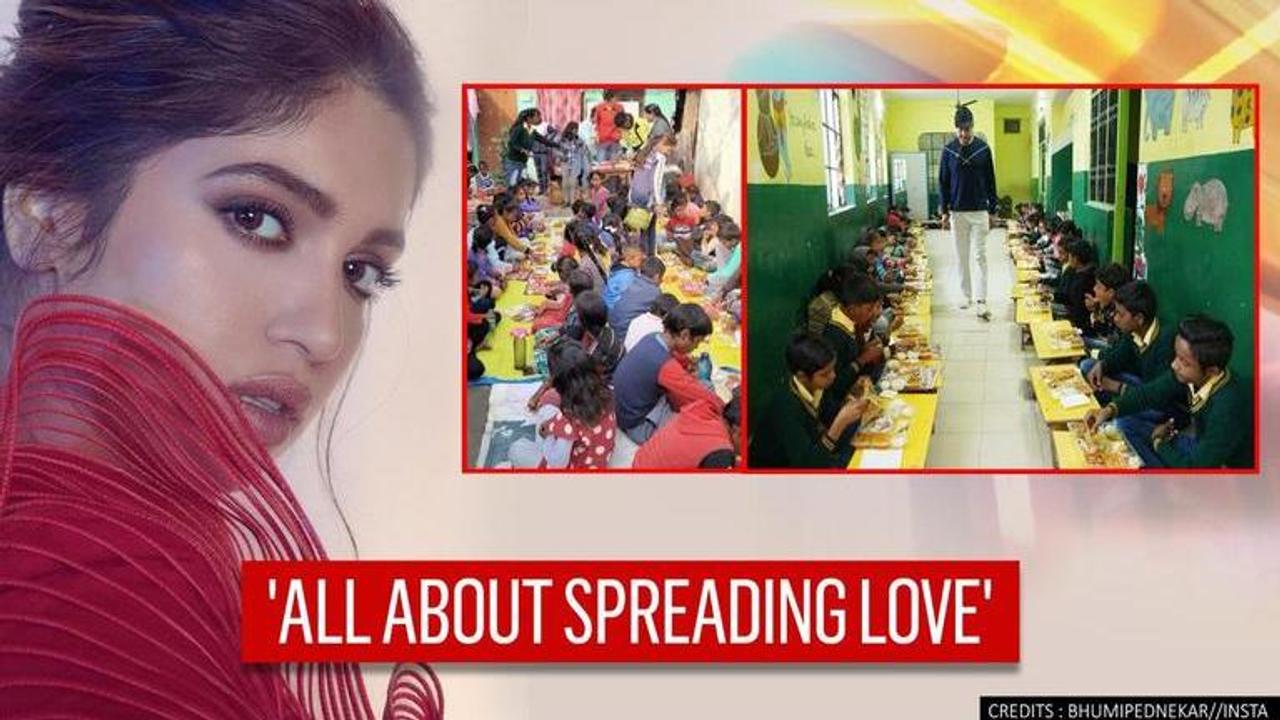 Bhumi Pednekar brings Valentine's cheer among Rishikesh children, says 'grateful for love'