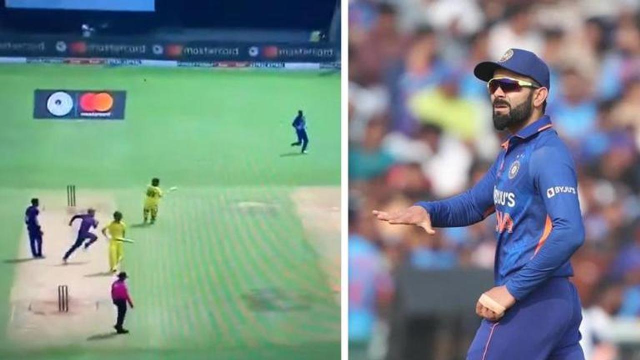 Virat Kohli displays high quality fielding skills