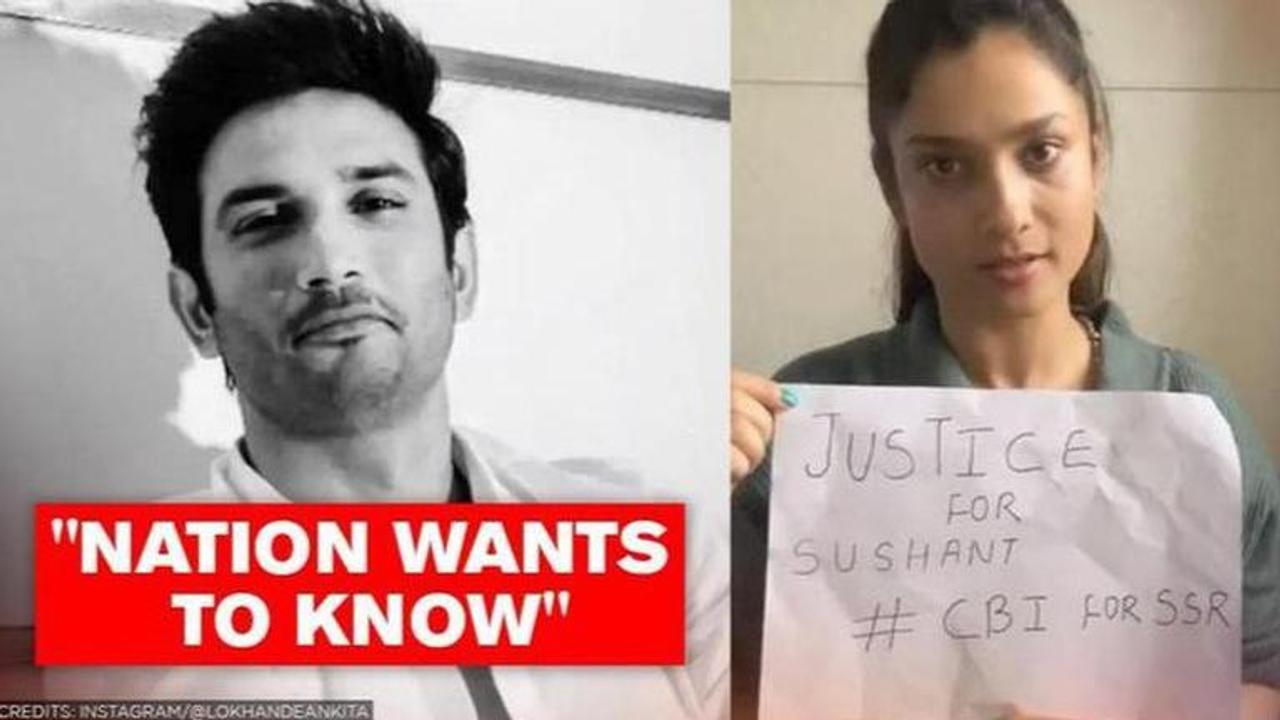 Ankita Lokhande joins #CBIforSSR, says 'Nation wants to know what happened to Sushant'