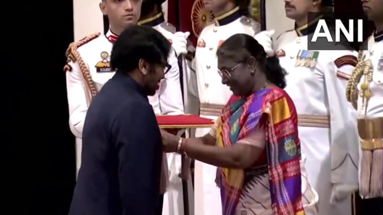 Veteran actor Vyjayantimala Bali and Konidela Chiranjeevi were conferred with Padma Vibhushan 2024 in the field of Art.