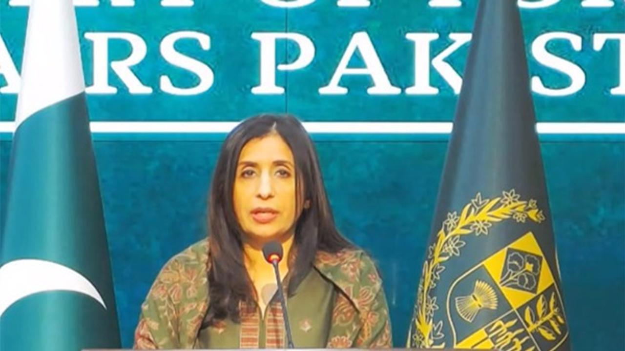 Pakistan Ministry of Foreign Affairs Spokesperson Mumtaz Zahra Baloch. 