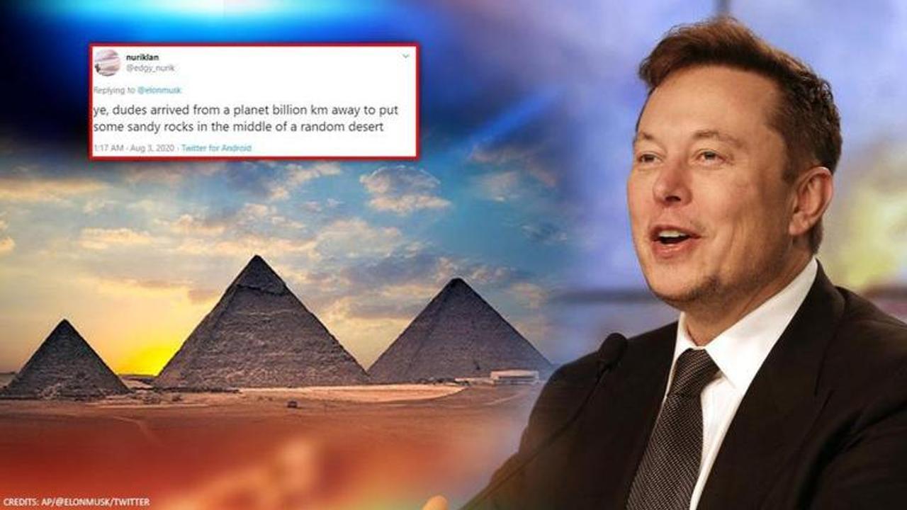 'Just because you couldn't': Netizens troll Elon Musk after he says aliens built pyramids