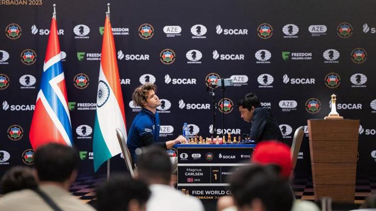 Chess WC: Magnus Carlsen vs Praggnanandhaa Game 2 ends in draw, final heads to tiebreaker