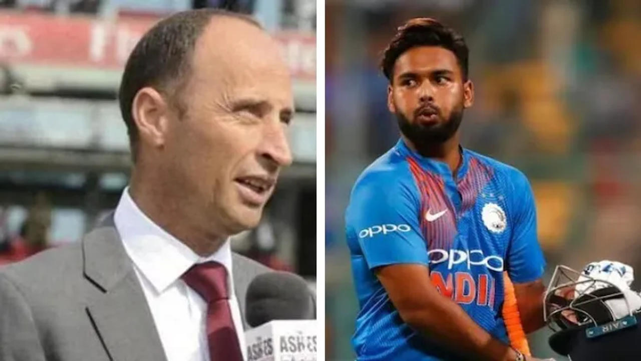 Nasser Hussain and Rishabh Pant 