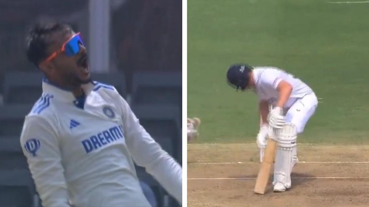 Axar Patel dismisses Jonny Bairstow