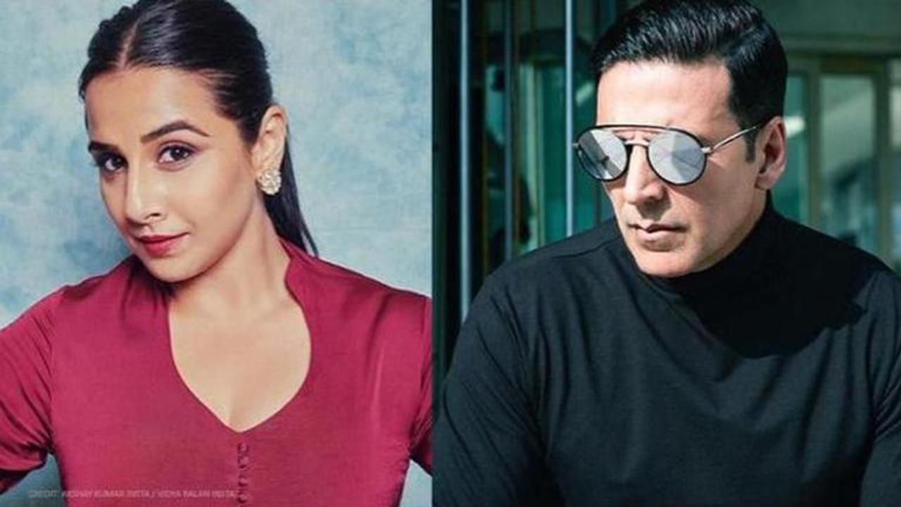 Vidya Balan, Akshay Kumar's fake fighting video on social media will leave you in splits