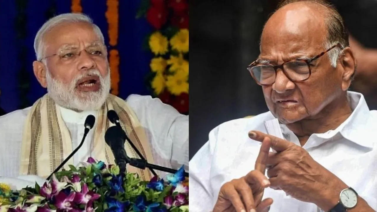 PM Modi and Sharad Pawar