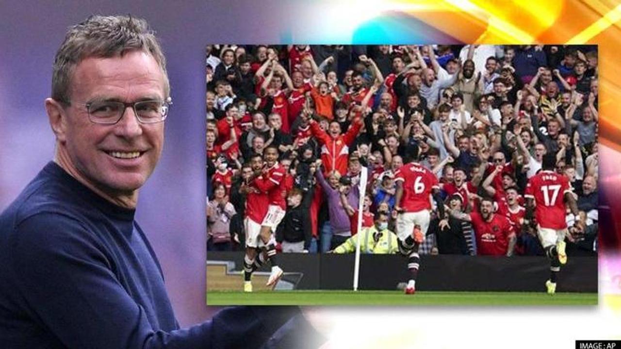 Manchester United's Ralf Rangnick