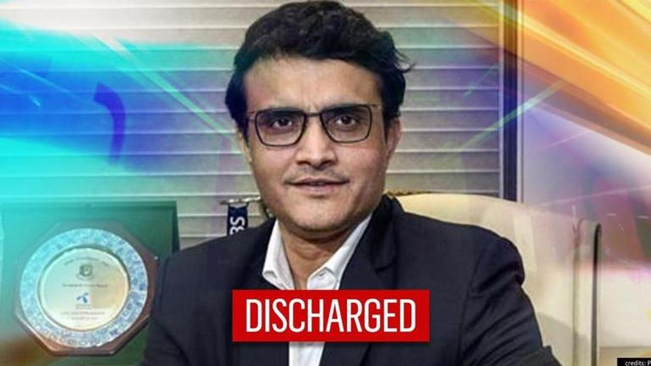 Sourav Ganguly discharged