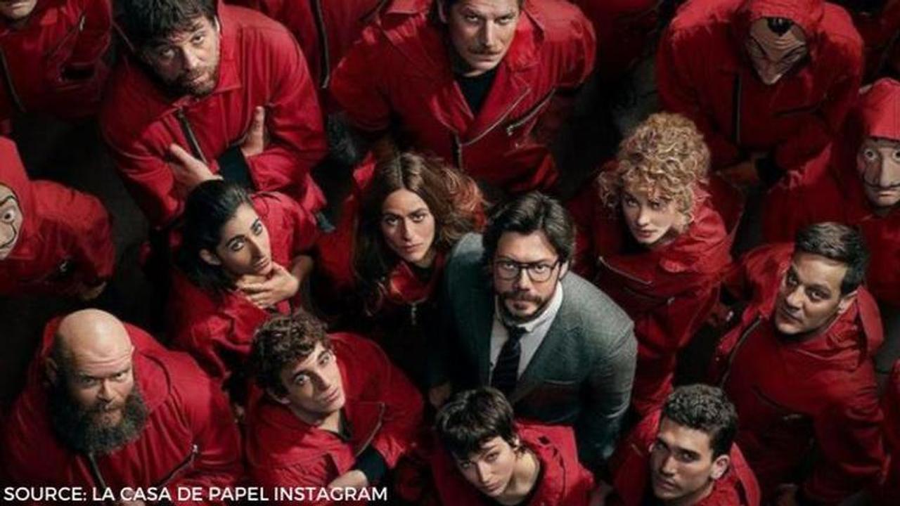 In frame: Money Heist cast; Source: Instagram