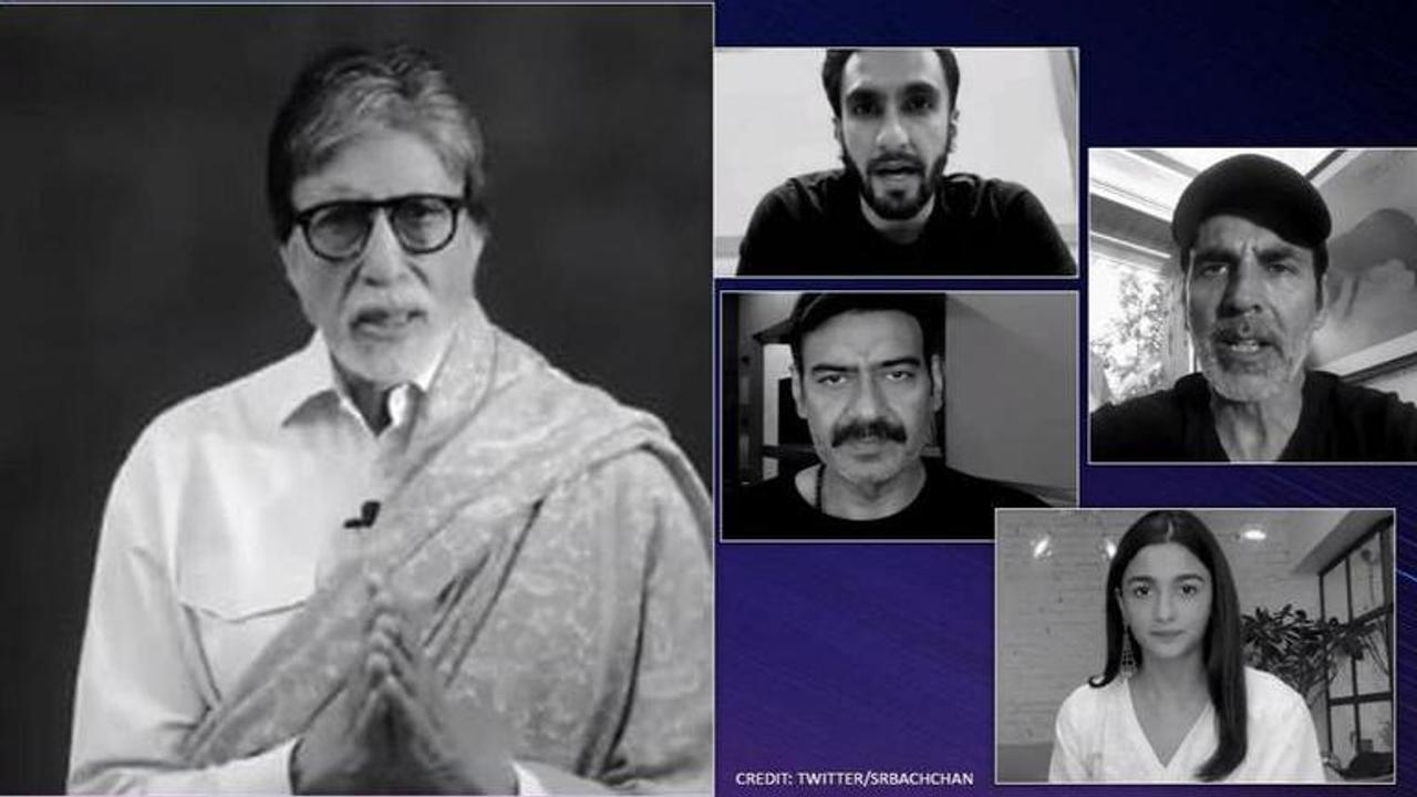 COVID-19: Amitabh Bachchan, Akshay, Alia share tips as B-Town-Maha govt join hands, watch