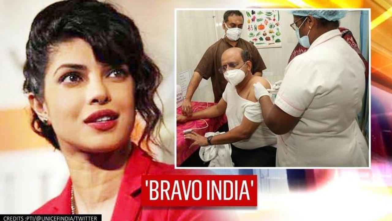 Priyanka Chopra hails India's vaccine drive, expresses gratitude to frontline heroes