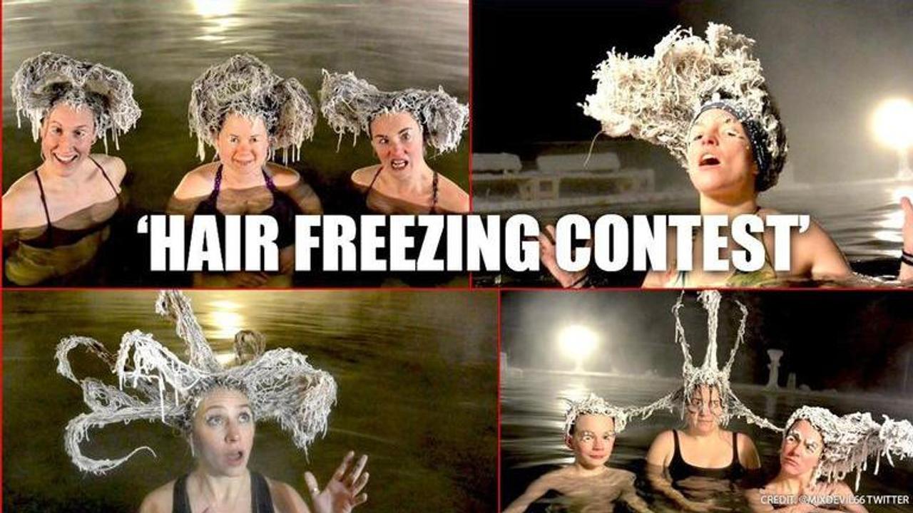 Canada's Hair Freezing Contest held amid coronavirus, netizens amused