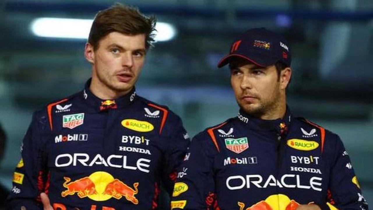 Max Verstappen and Sergio Perez