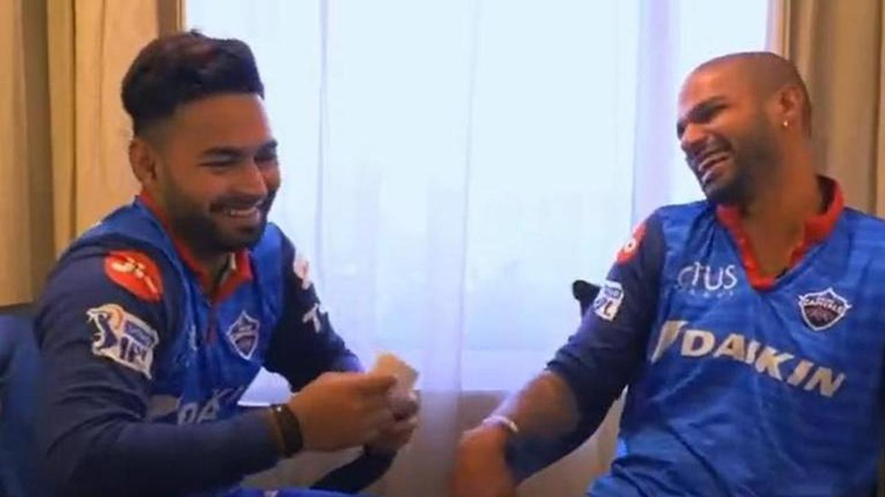 Shikhar Dhawan and Rishabh Pant