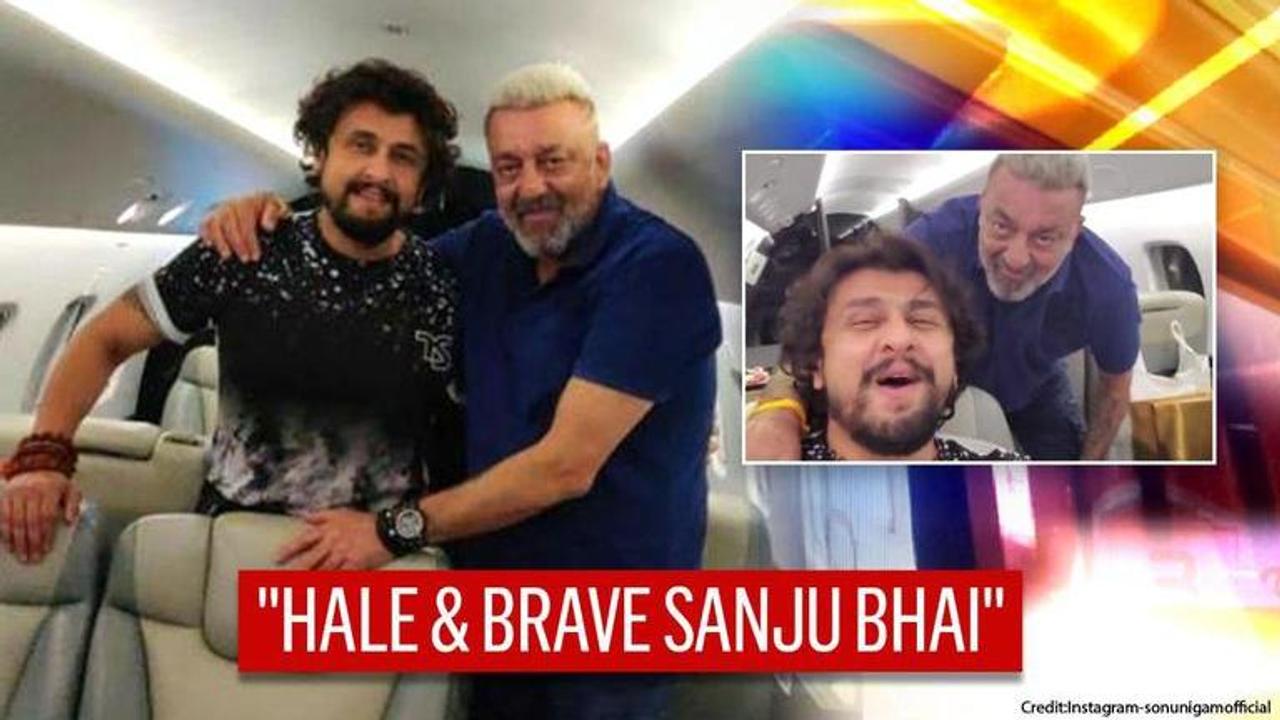 Sanjay Dutt flaunts another new look as Sonu Nigam vlogs from chartered plane to Dubai