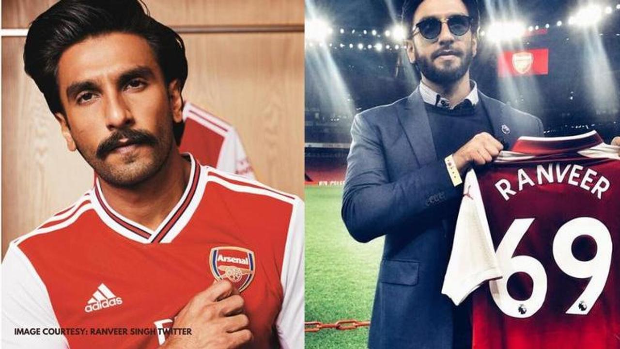 why does ranveer singh support arsenal