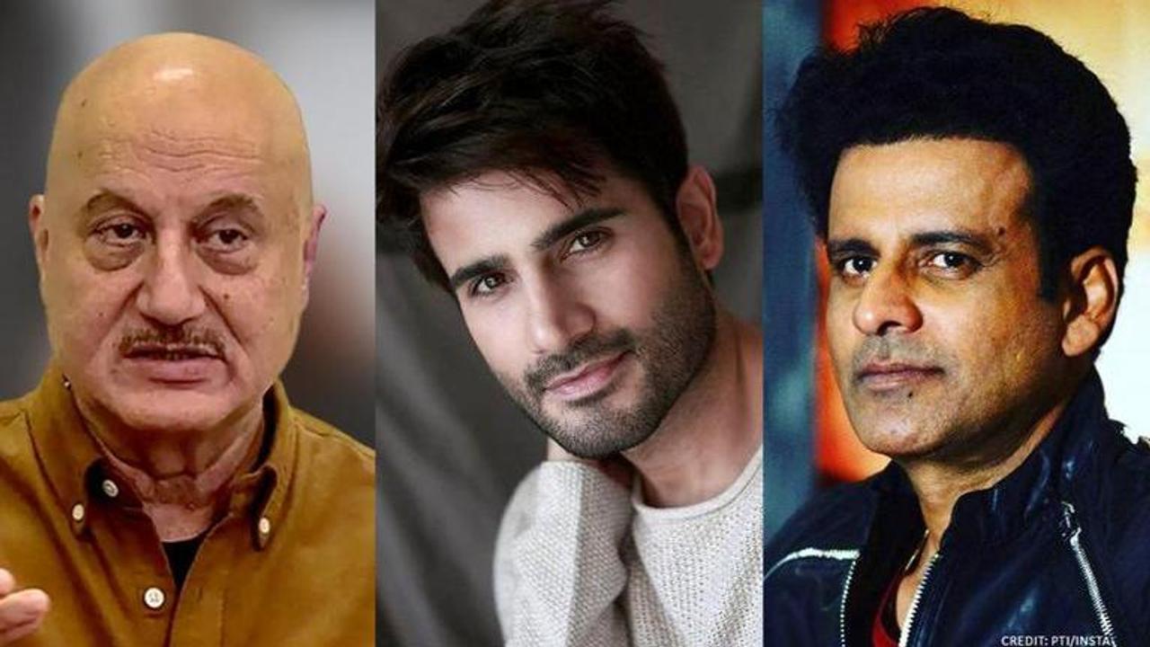 Anupam Kher's post with Manoj Bajpayee, Karan Tacker in studio hint fans about new project