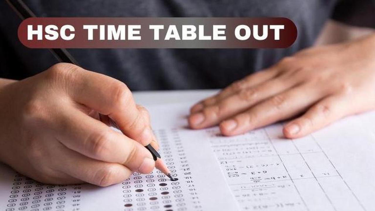 hsc time table 2020