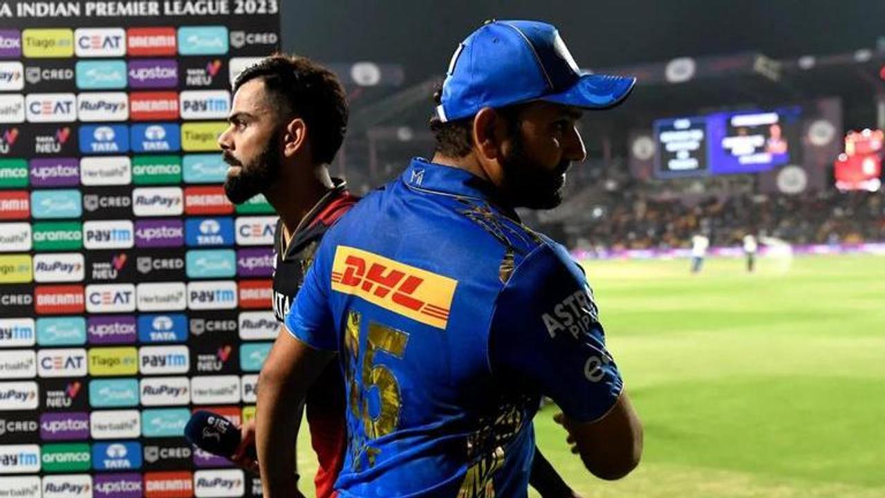 RCB vs MI: Virat Kohli tells Siraj to hit Rohit Sharma on helmet, MI skipper reacts- WATCH