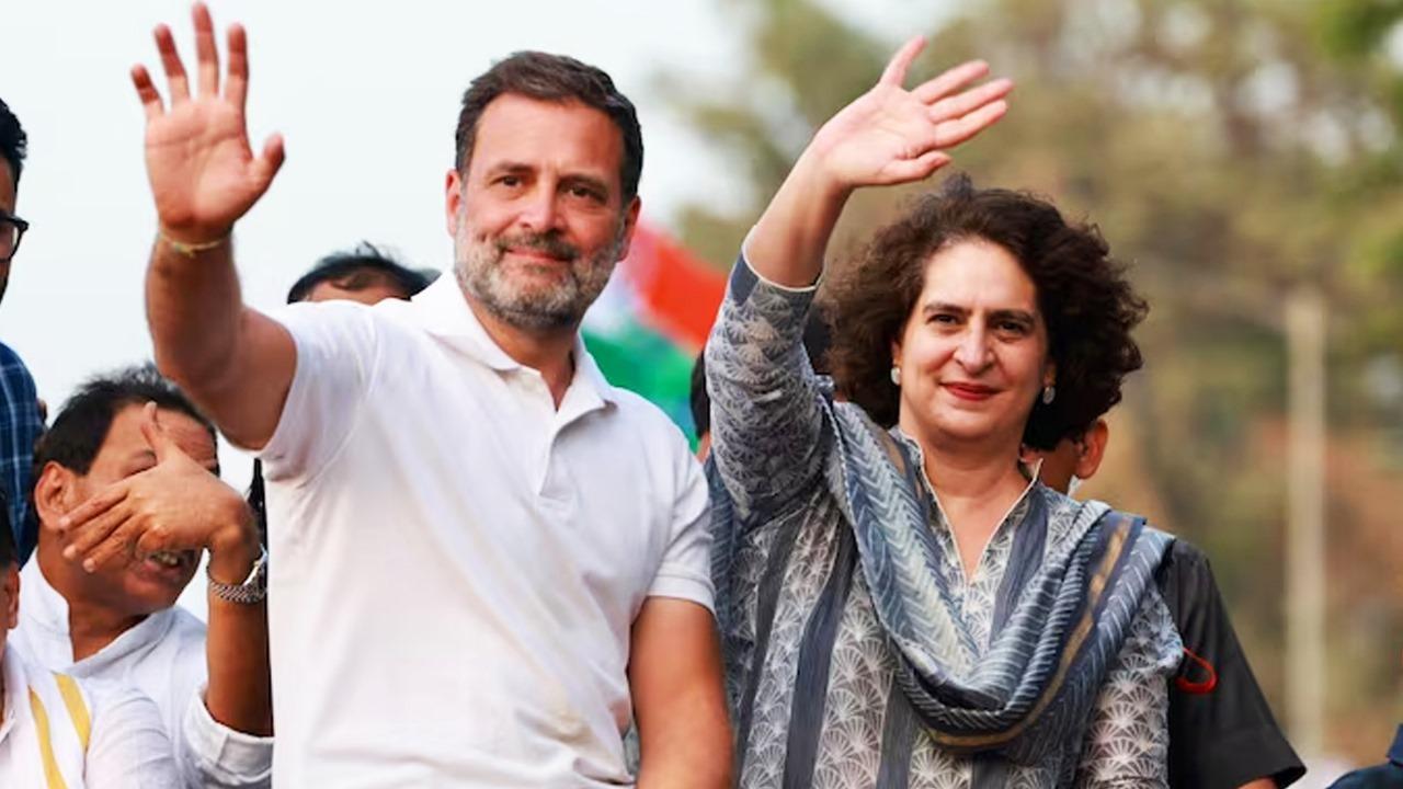 Rahul Gandhi and Priyanka Gandhi Vadra